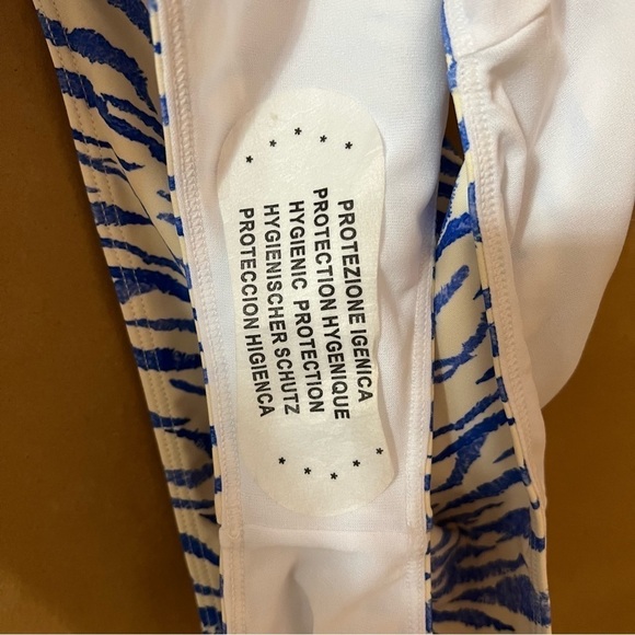 Paper London | NWT Stephanie Bikini Bottoms High Waisted in Abracazebra Size S - Picture 10 of 10